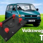 VW Transporter T4 1990 – 2003 double seat swivel base UK model-1