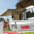 Fiamma Deep Black F80S 400 Royal Grey Fabric (07831E01R) -1